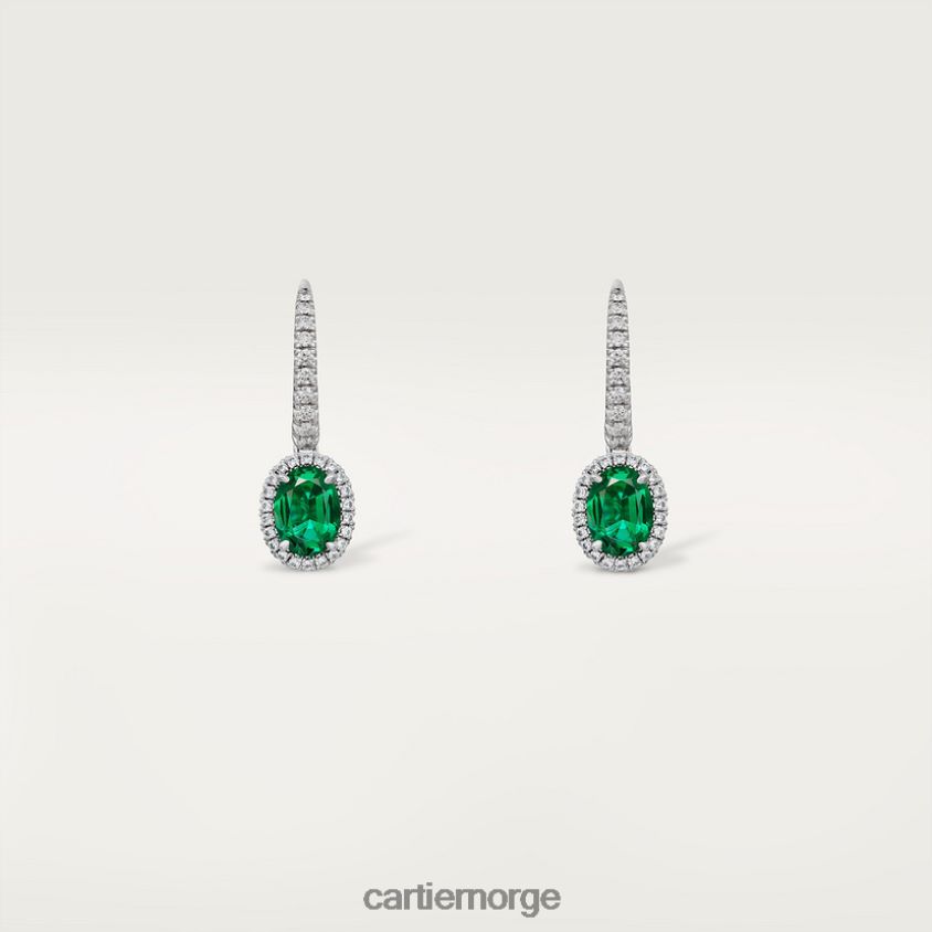 smykker Cartier destinee øredobber med farget stein stilig F4466N737