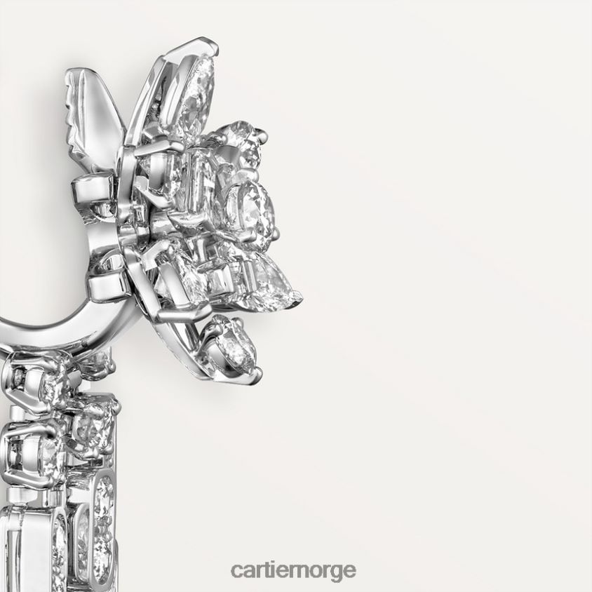 smykker Cartier diamant samling øredobber stilig F4466N733