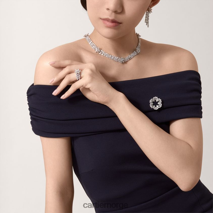 smykker Cartier diamant samling øredobber stilig F4466N733