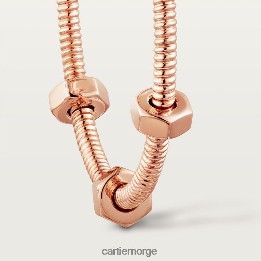 smykker Cartier ecrou øredobber Rose gull F4466N749