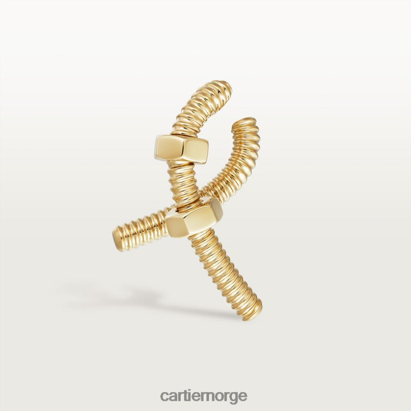 smykker Cartier ecrou venstre ørering gult gull F4466N750