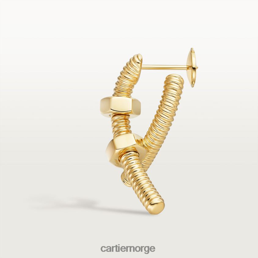 smykker Cartier ecrou venstre ørering gult gull F4466N750