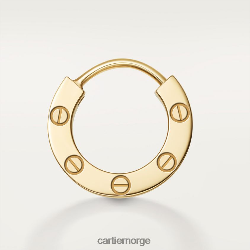 smykker Cartier elsker enkelt øredobber gult gull F4466N761