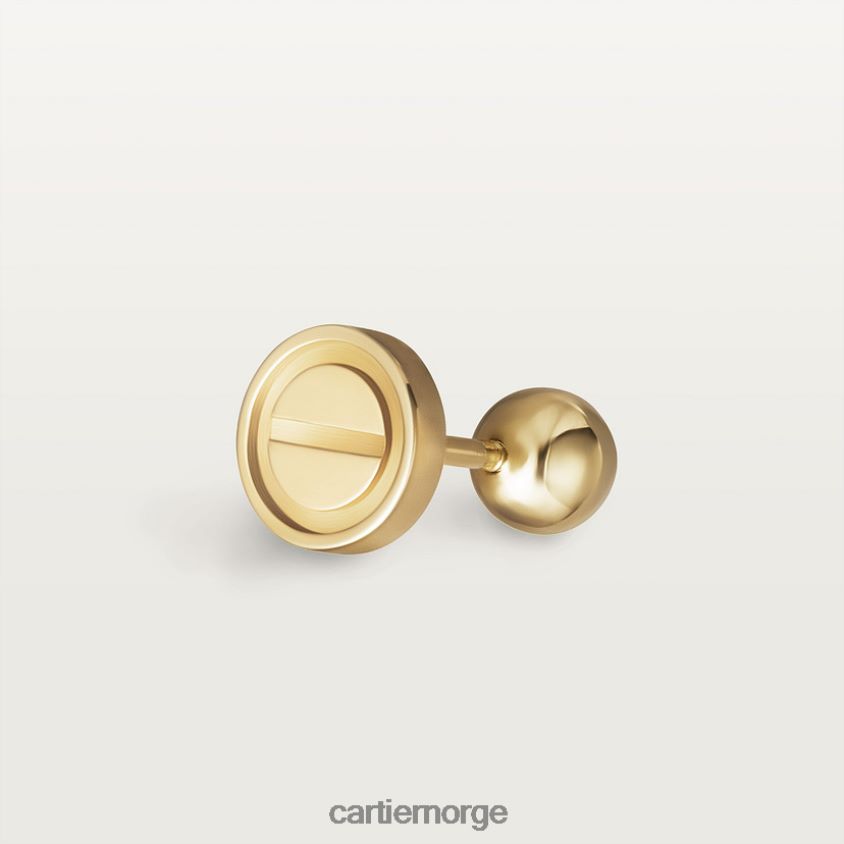 smykker Cartier elsker enkelt øredobber gult gull F4466N769