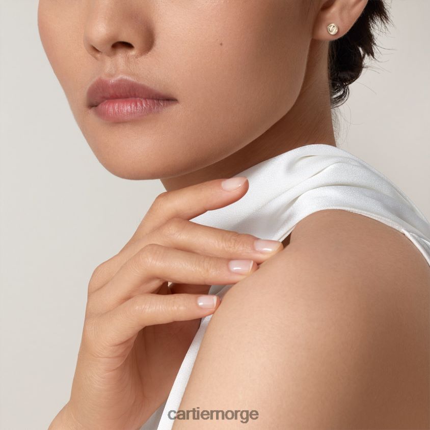 smykker Cartier elsker enkelt øredobber gult gull F4466N769