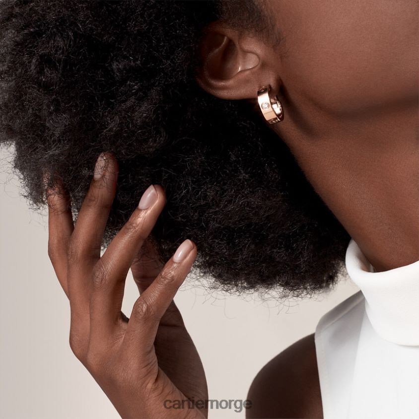 smykker Cartier elsker øredobber Rose gull F4466N767