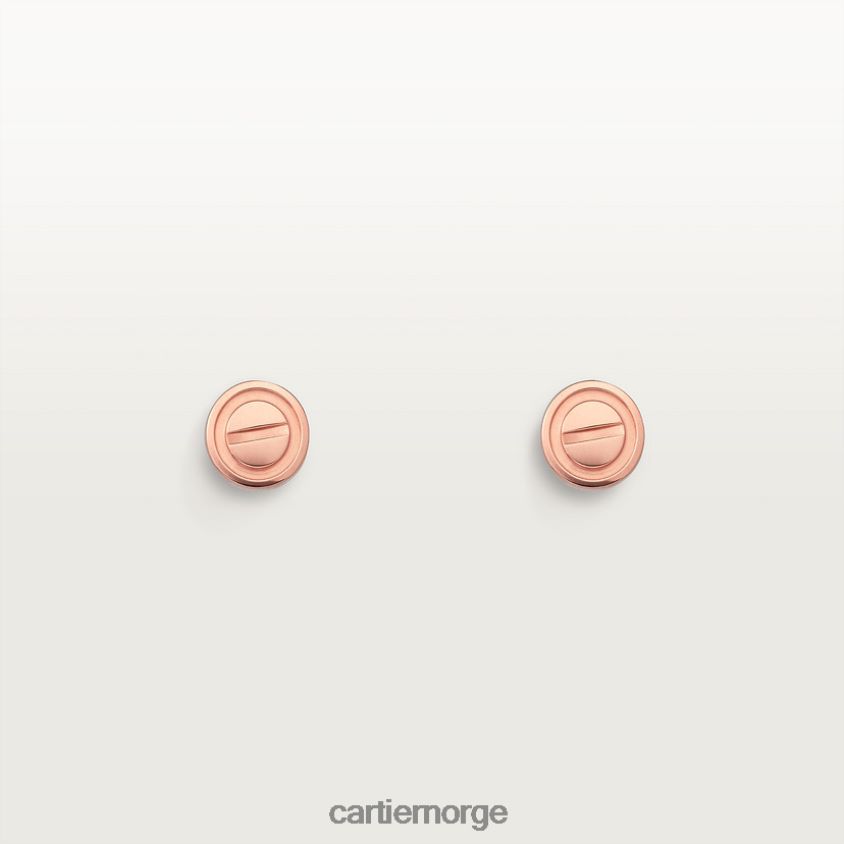 smykker Cartier elsker øredobber Rose gull F4466N770