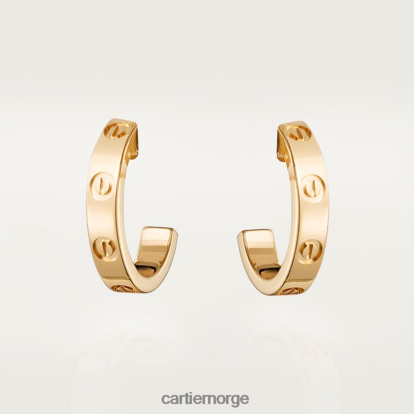 smykker Cartier elsker øredobber gult gull F4466N760