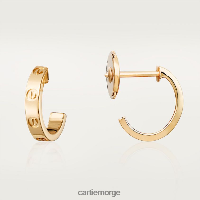 smykker Cartier elsker øredobber gult gull F4466N760