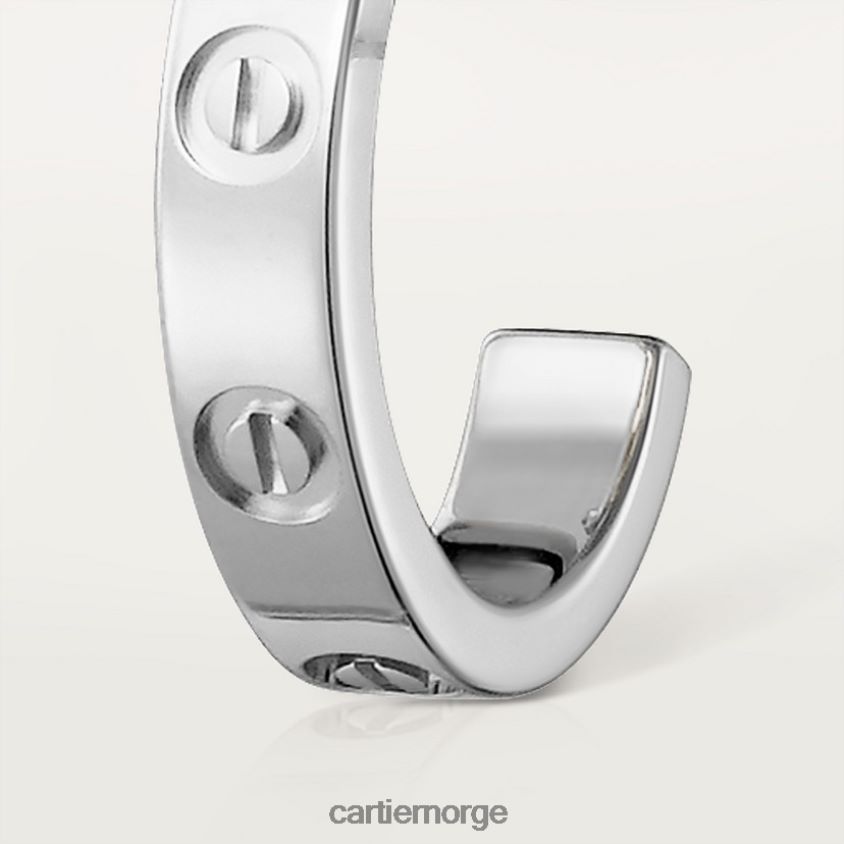 smykker Cartier elsker øredobber hvitt gull F4466N758