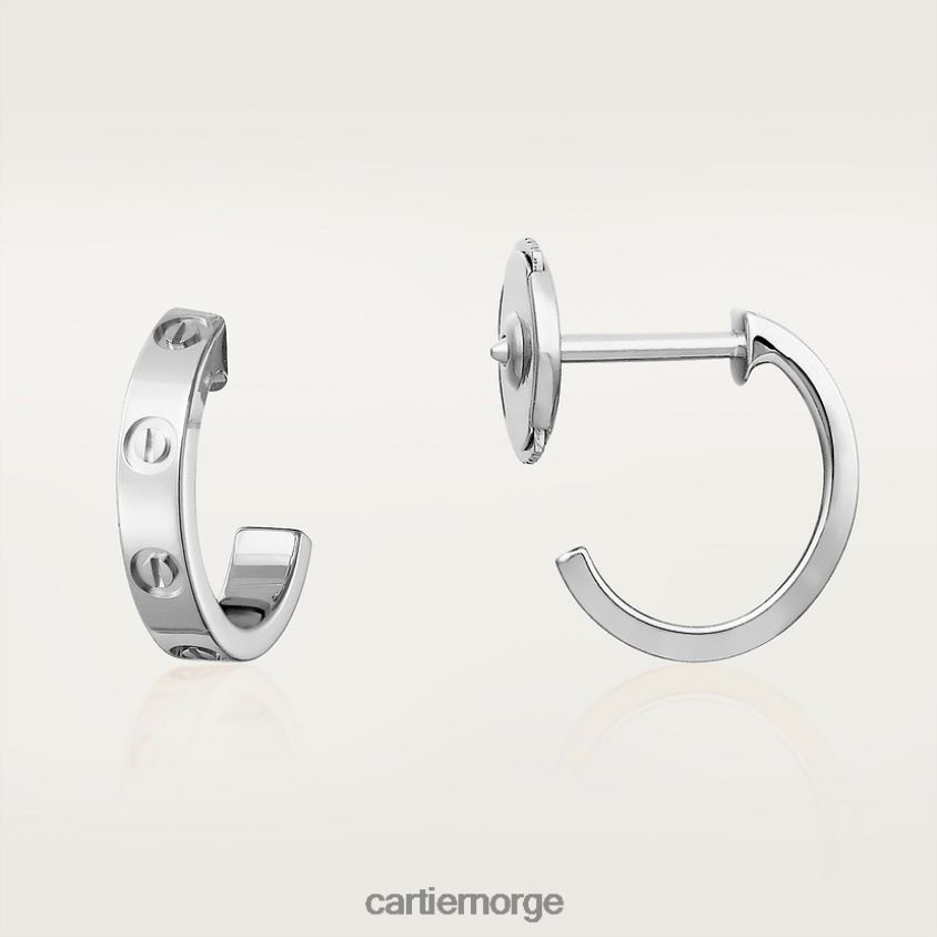 smykker Cartier elsker øredobber hvitt gull F4466N758