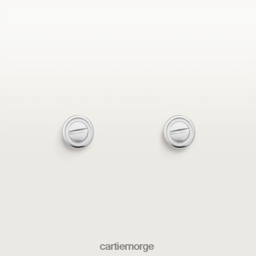smykker Cartier elsker øredobber hvitt gull F4466N764