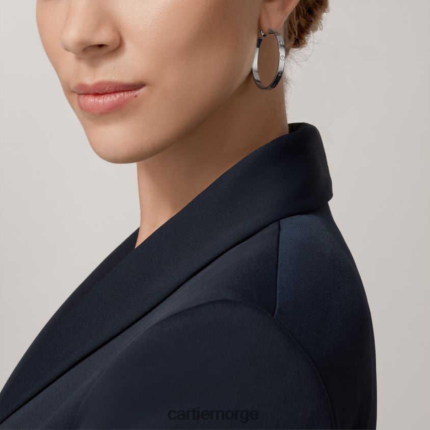 smykker Cartier elsker øredobber hvitt gull F4466N773