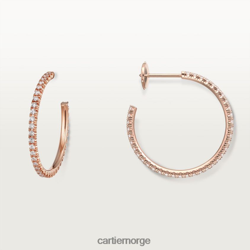 smykker Cartier etincelle øredobber Rose gull F4466N667