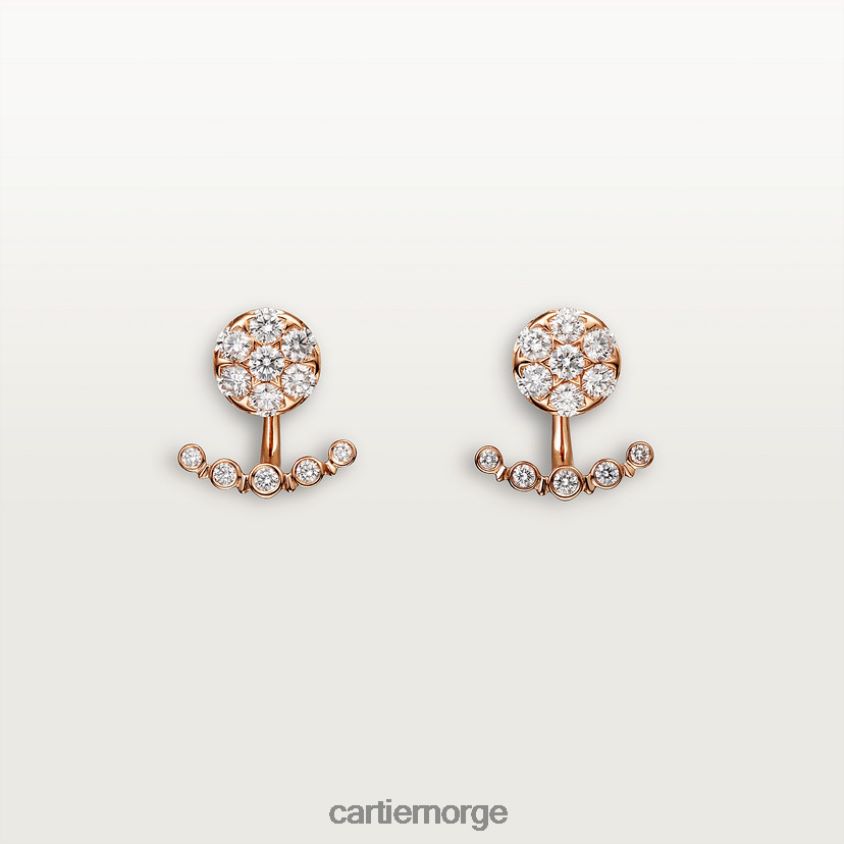 smykker Cartier etincelle øredobber Rose gull F4466N670