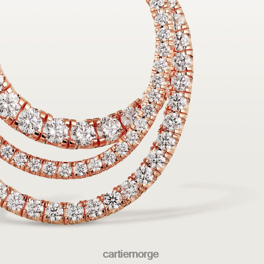 smykker Cartier etincelle øredobber Rose gull F4466N676