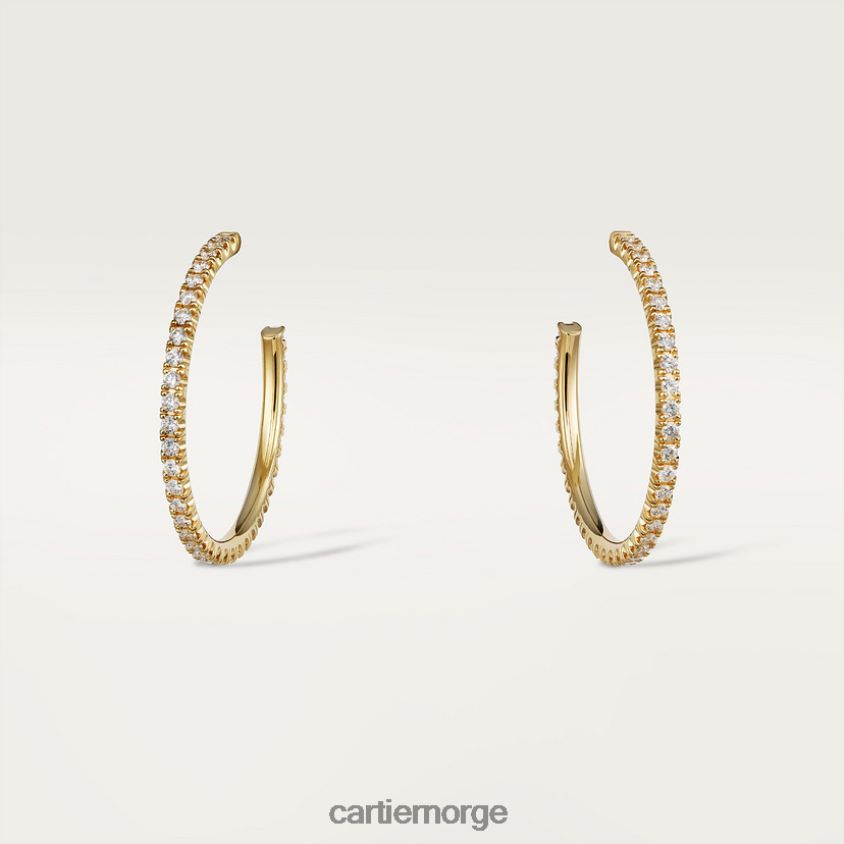 smykker Cartier etincelle øredobber gult gull F4466N668