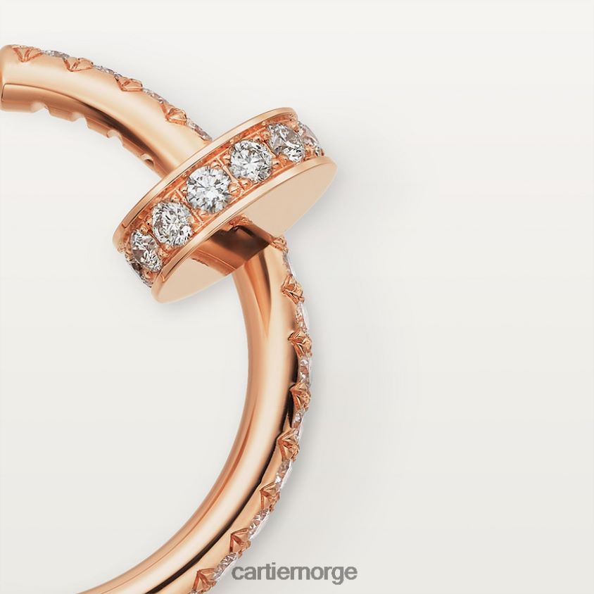 smykker Cartier juste un clou øredobber Rose gull F4466N620