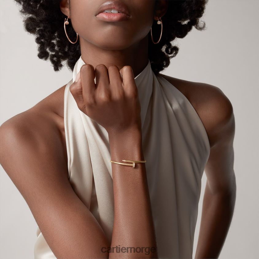 smykker Cartier juste un clou øredobber Rose gull F4466N624