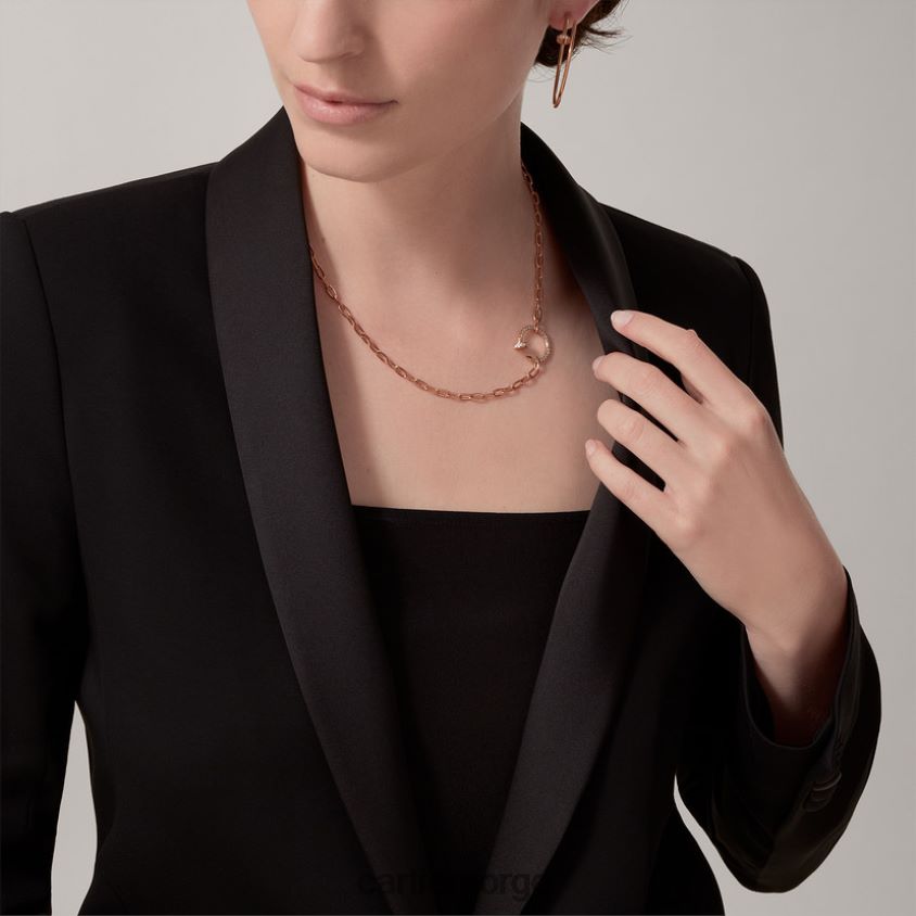 smykker Cartier juste un clou øredobber Rose gull F4466N624