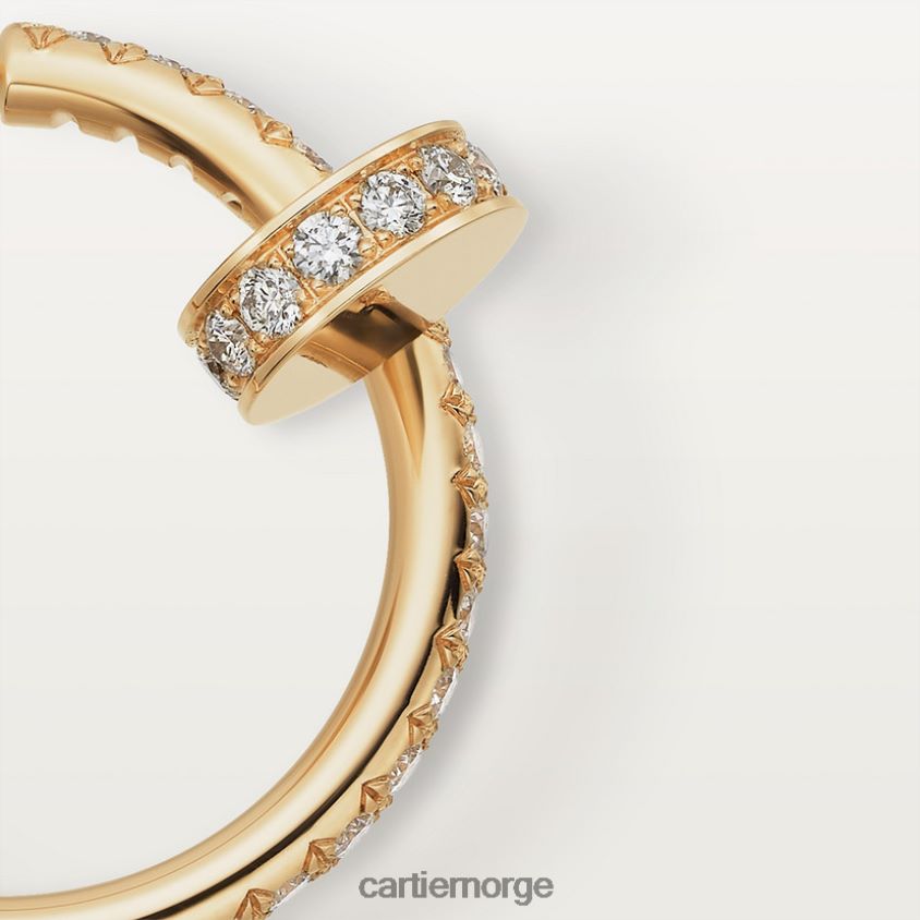 smykker Cartier juste un clou øredobber gult gull F4466N621