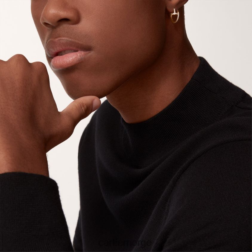 smykker Cartier juste un clou øredobber gult gull F4466N621