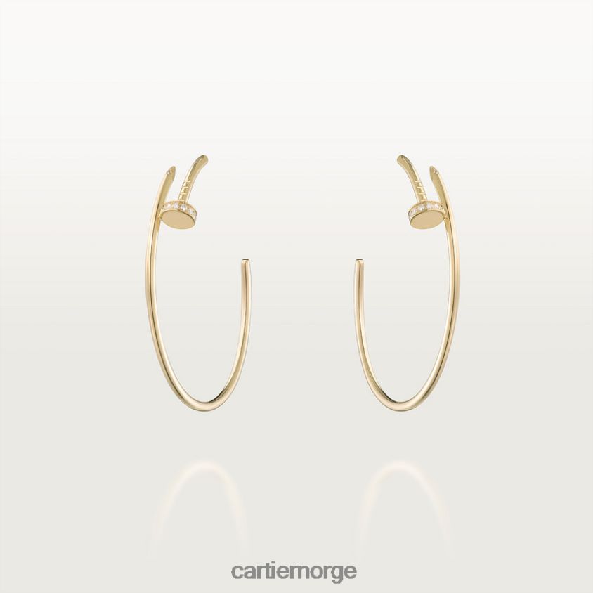 smykker Cartier juste un clou øredobber gult gull F4466N622