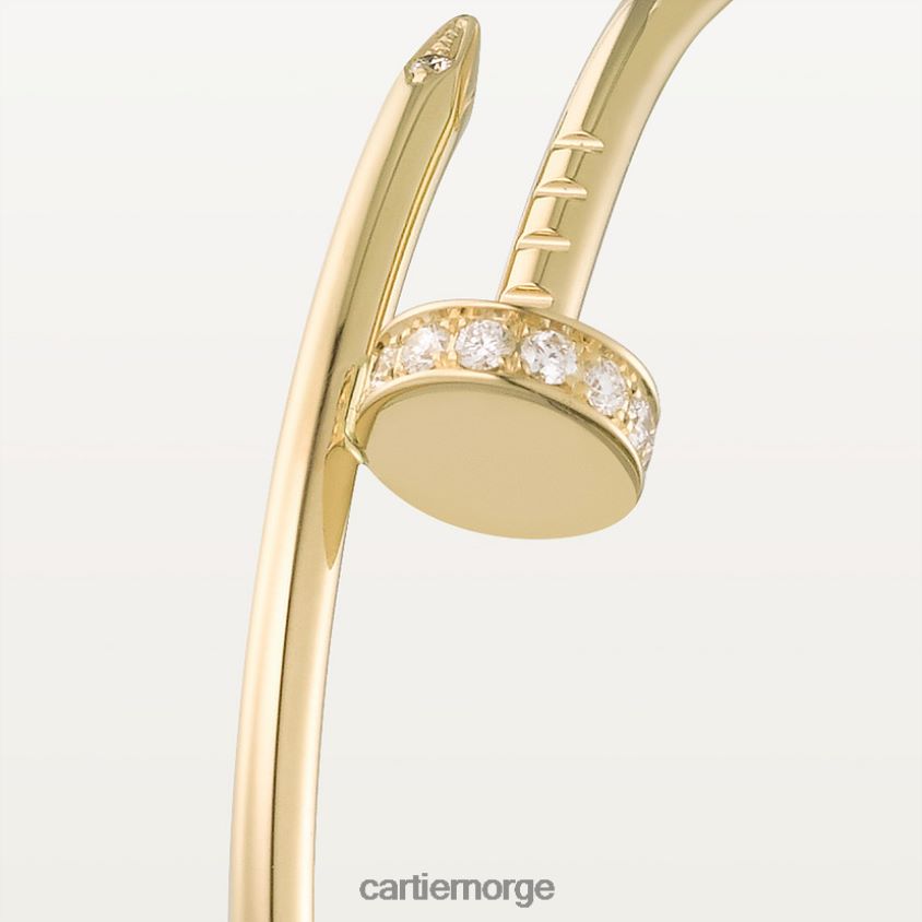 smykker Cartier juste un clou øredobber gult gull F4466N622