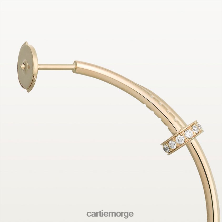 smykker Cartier juste un clou øredobber gult gull F4466N622