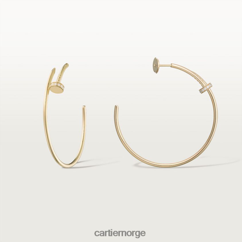 smykker Cartier juste un clou øredobber gult gull F4466N622