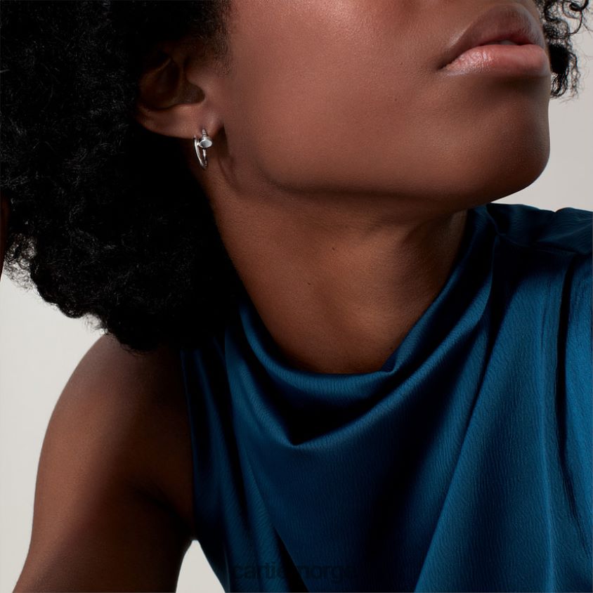 smykker Cartier juste un clou øredobber hvitt gull F4466N615