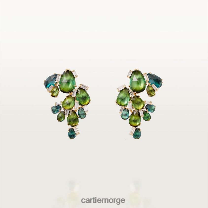smykker Cartier kaktus øredobber stilig F4466N755