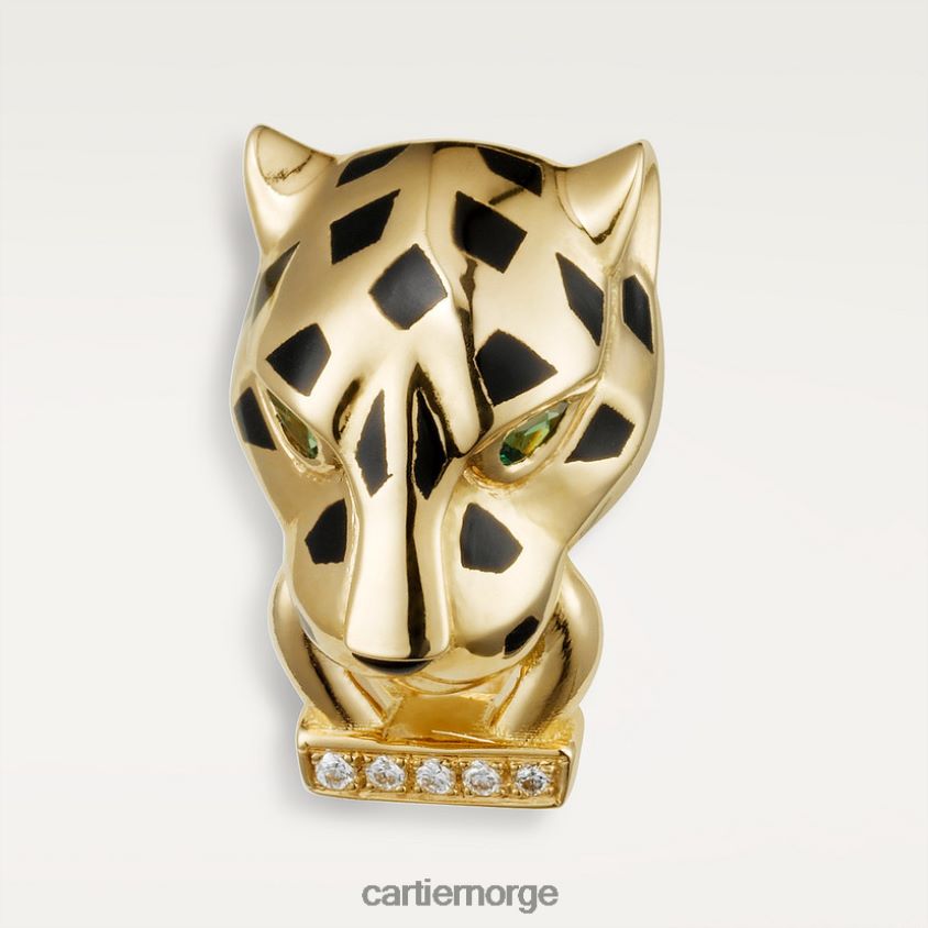 smykker Cartier panter øredobber gult gull F4466N639