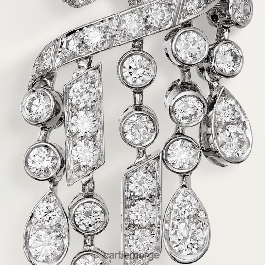 smykker Cartier panter øredobber stilig F4466N633