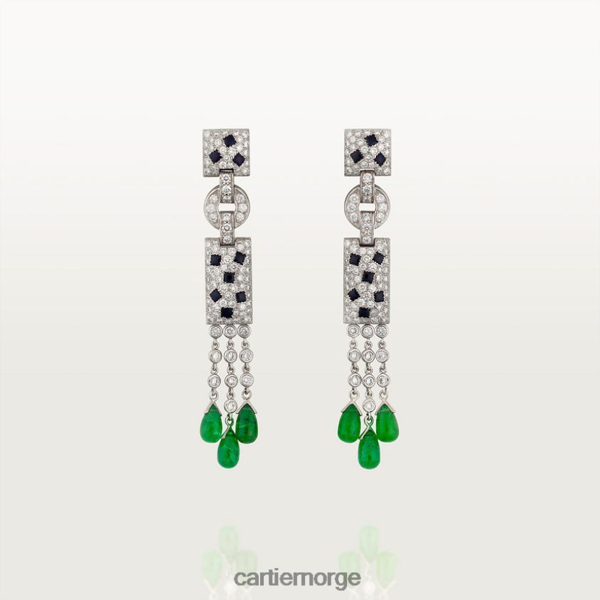 smykker Cartier panter øredobber stilig F4466N642