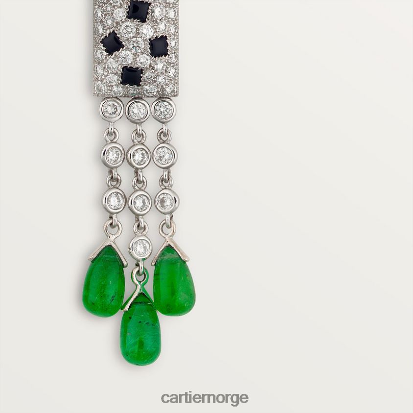 smykker Cartier panter øredobber stilig F4466N642