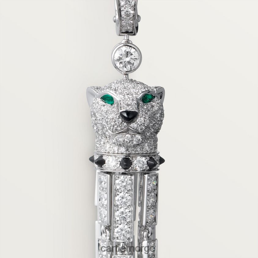 smykker Cartier panter øredobber stilig F4466N644