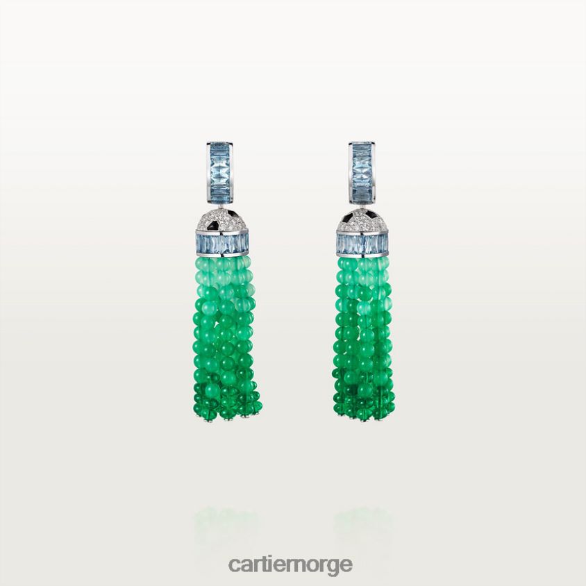 smykker Cartier panter øredobber stilig F4466N650