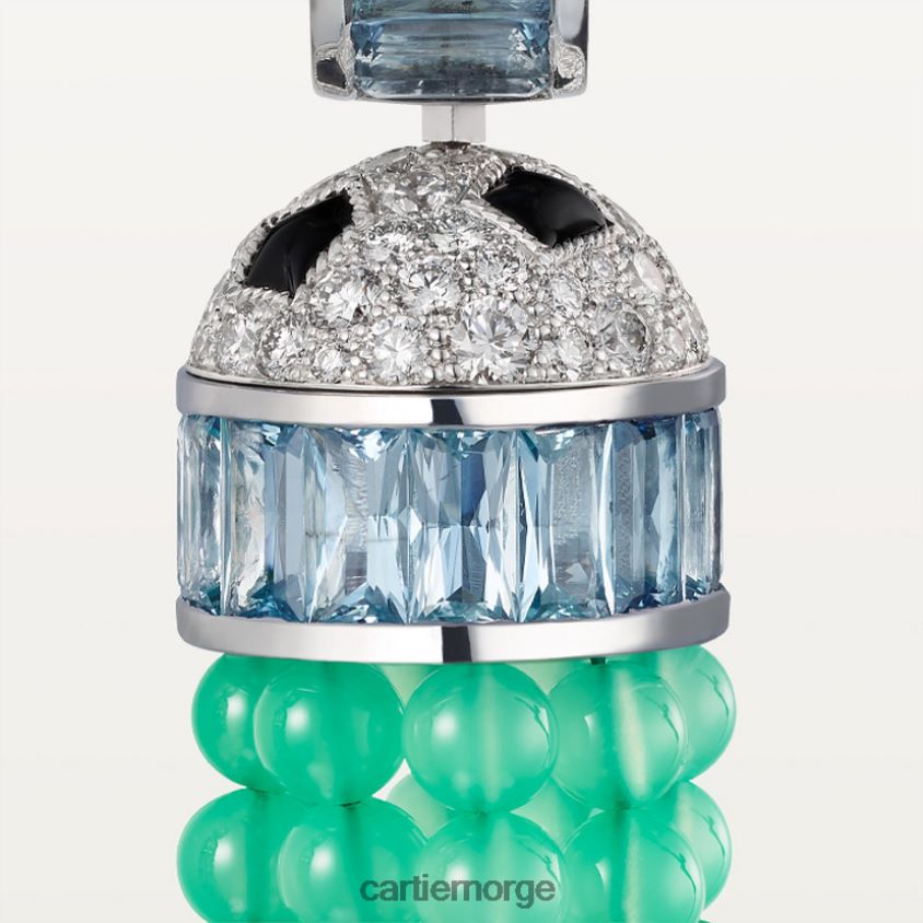 smykker Cartier panter øredobber stilig F4466N650