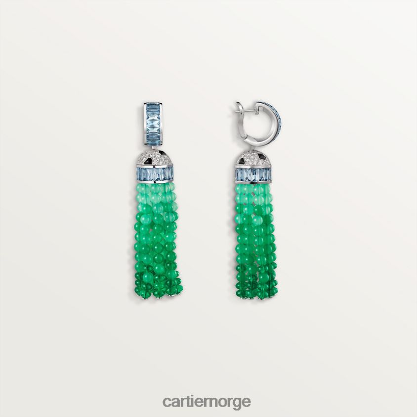 smykker Cartier panter øredobber stilig F4466N650