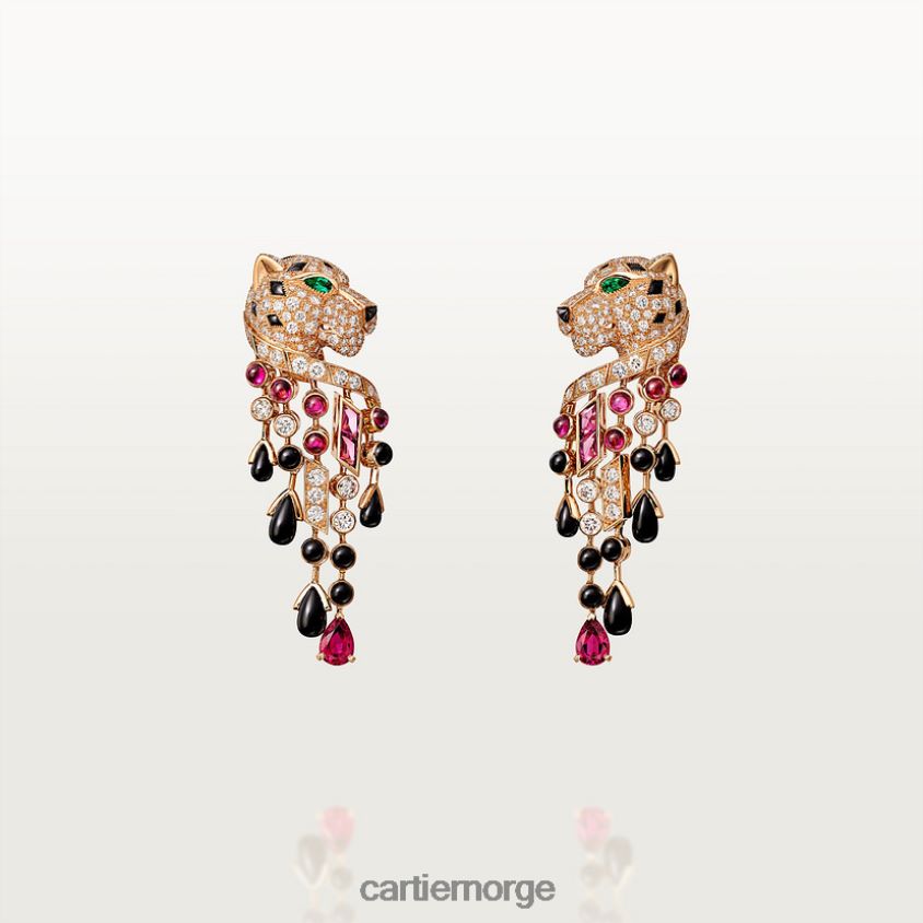 smykker Cartier panter øredobber stilig F4466N651