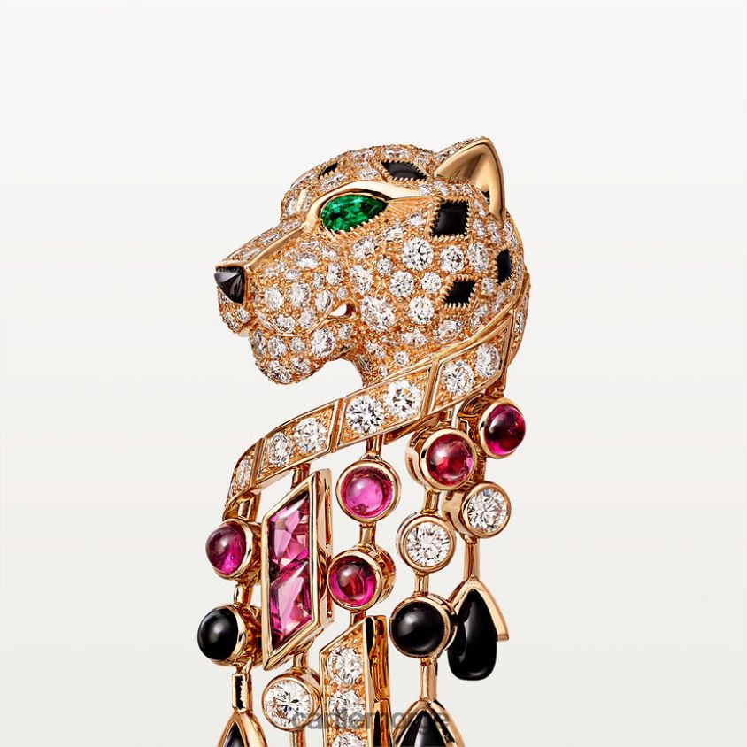 smykker Cartier panter øredobber stilig F4466N651