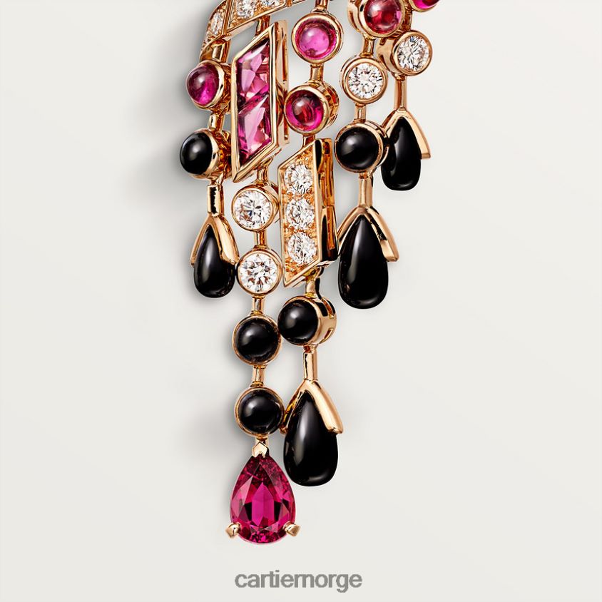 smykker Cartier panter øredobber stilig F4466N651