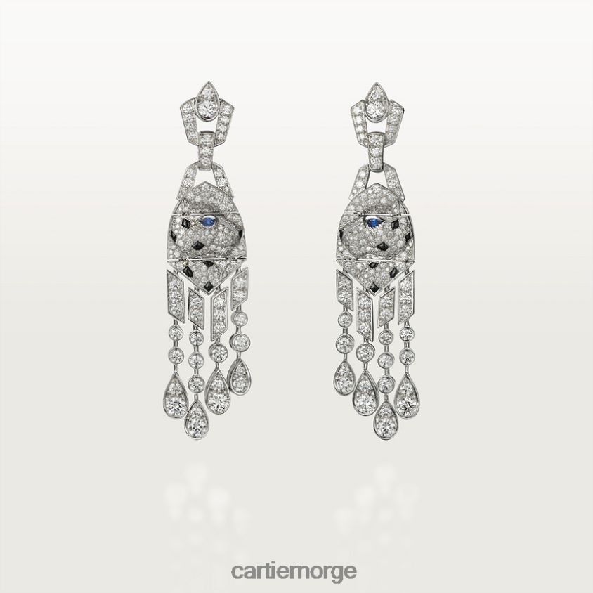 smykker Cartier panter øredobber stilig F4466N652