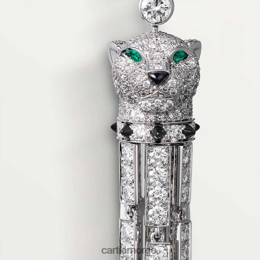 smykker Cartier panter øredobber stilig F4466N653