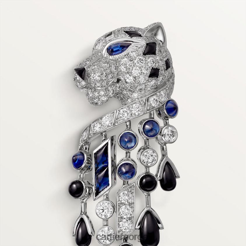 smykker Cartier panter øredobber stilig F4466N654