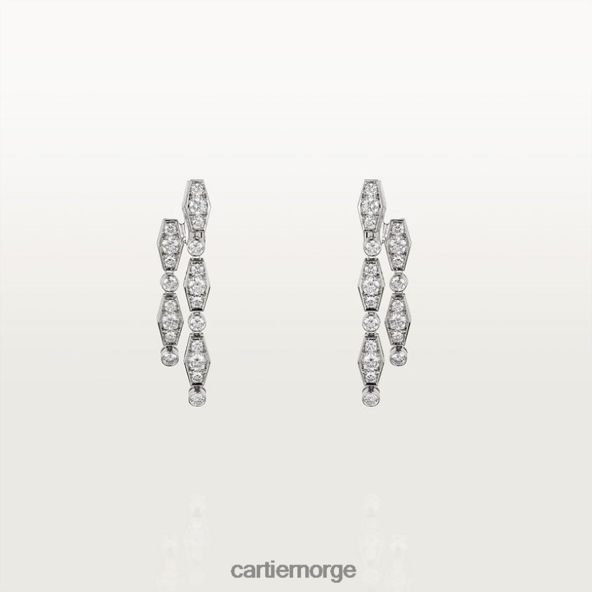 smykker Cartier pluie øredobber stilig F4466N688