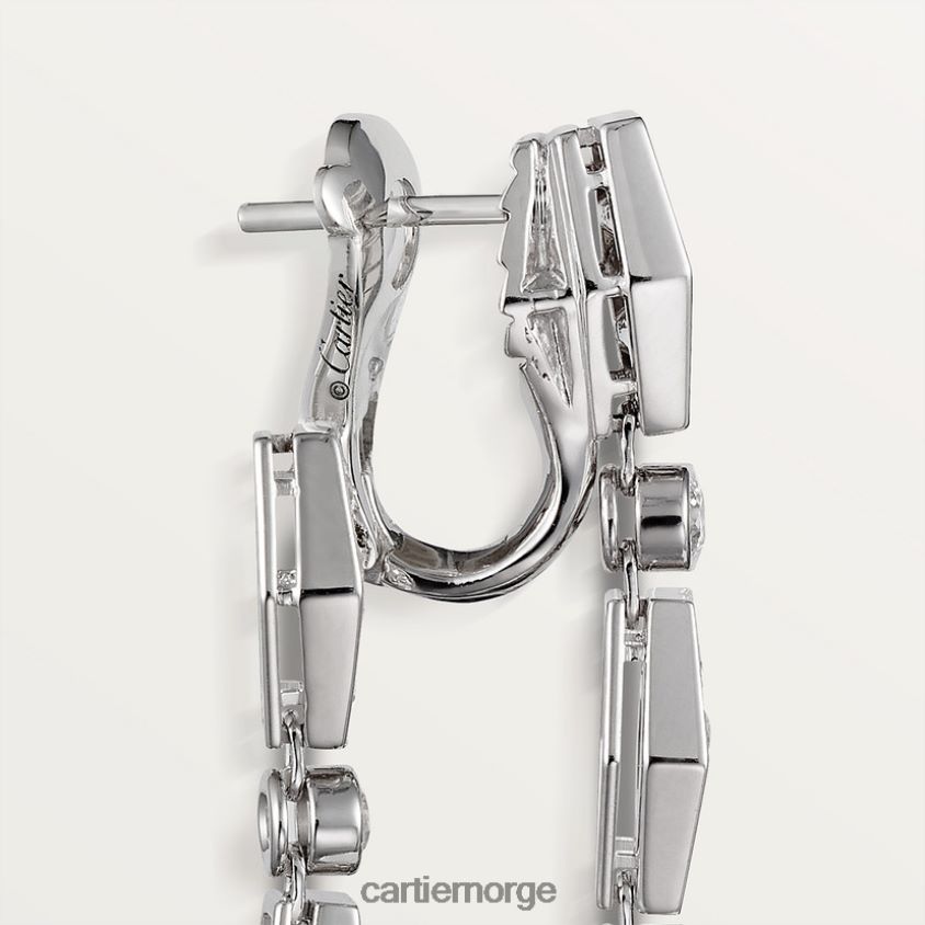 smykker Cartier pluie øredobber stilig F4466N688