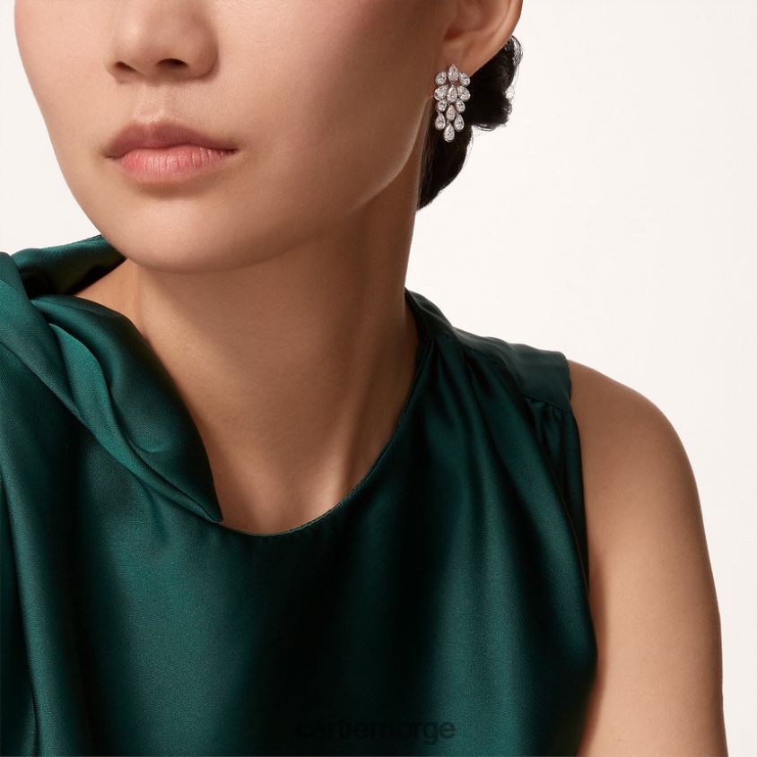 smykker Cartier pluie øredobber stilig F4466N697