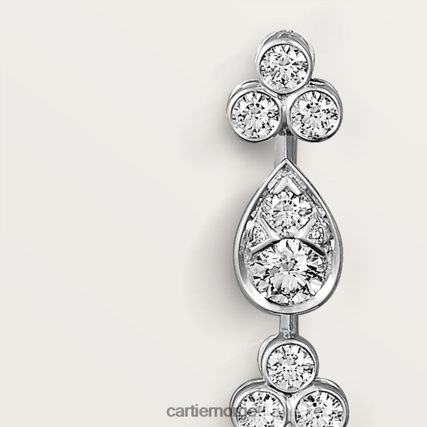 smykker Cartier pluie øredobber stilig F4466N726